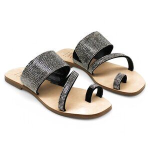 Inc International Concepts Gianolo Embellished Toe-Ring Flat Sandals